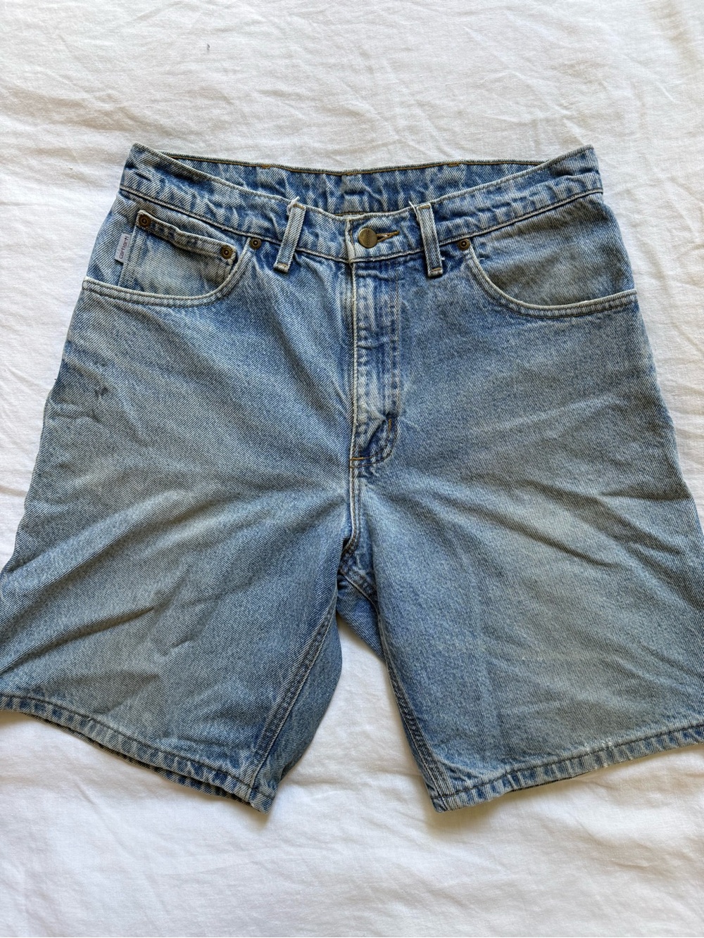 Carhartt Light Blue Denim Shorts